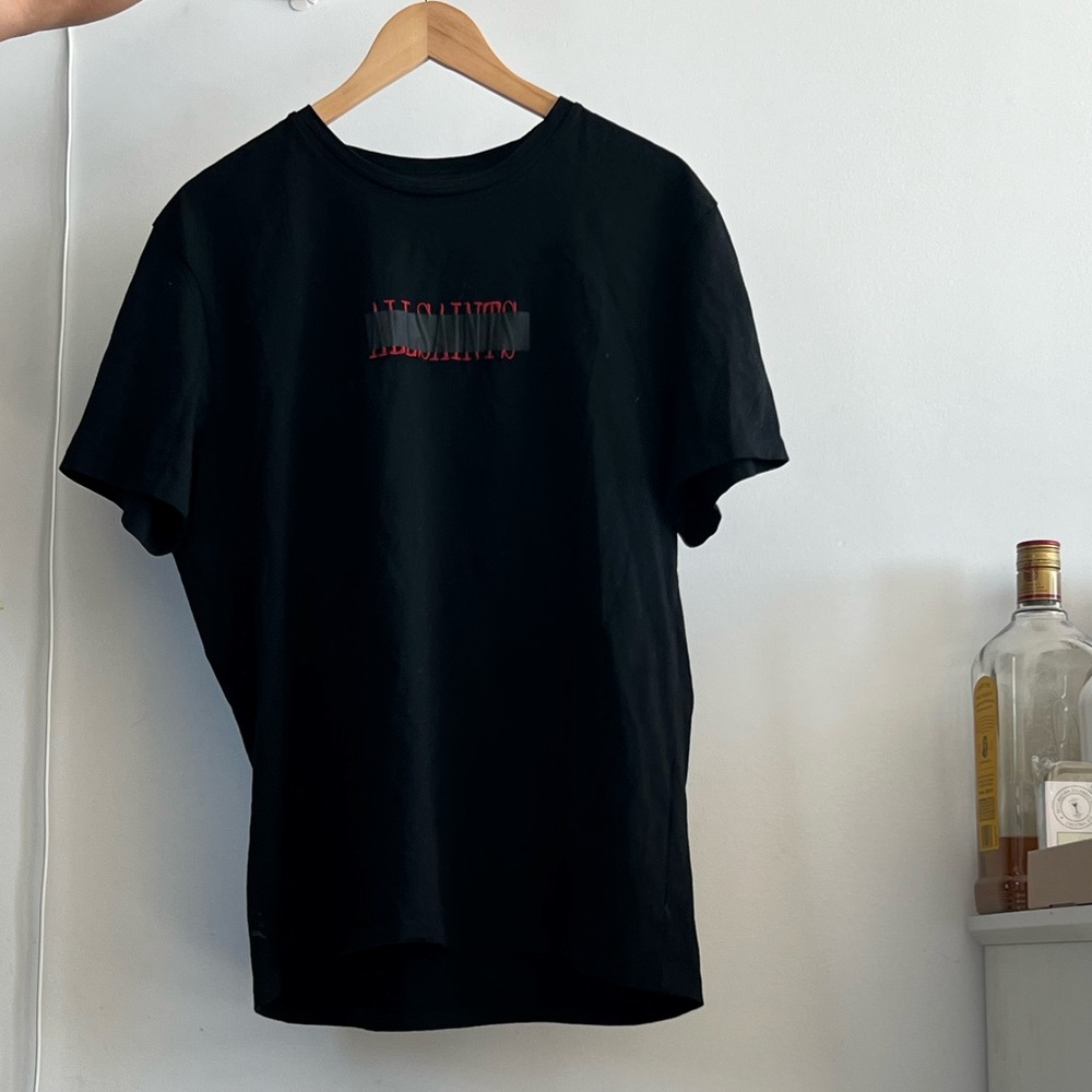 Allsaints Black T-Shirt (Medium)